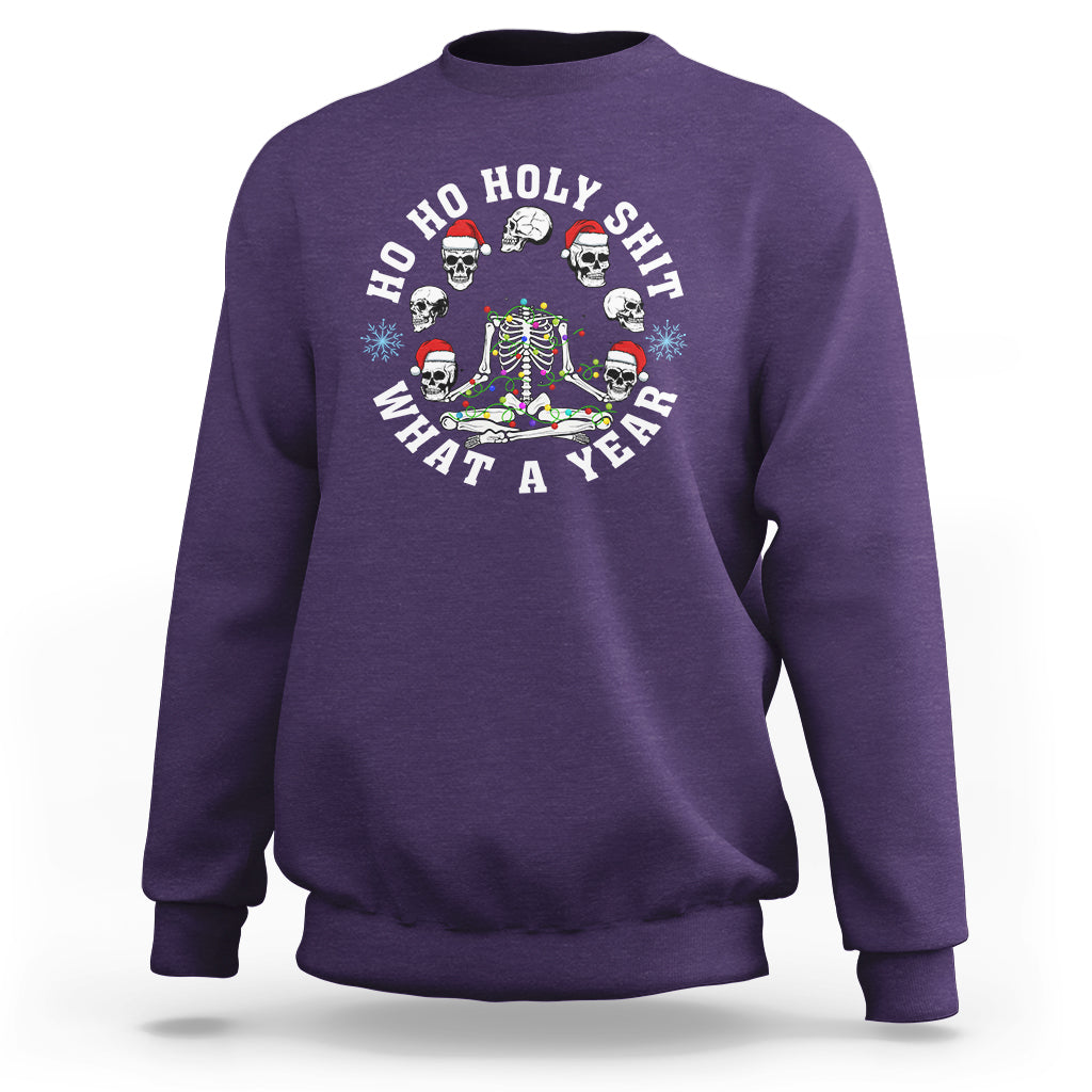 christmas-sweatshirt-ho-ho-holy-shit-what-a-year-funny-skeleton-skull-xmas-hat