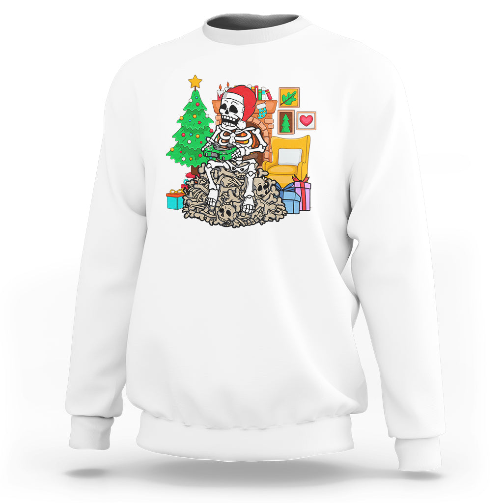 christmas-gaming-skeleton-gamer-skull-sweatshirt