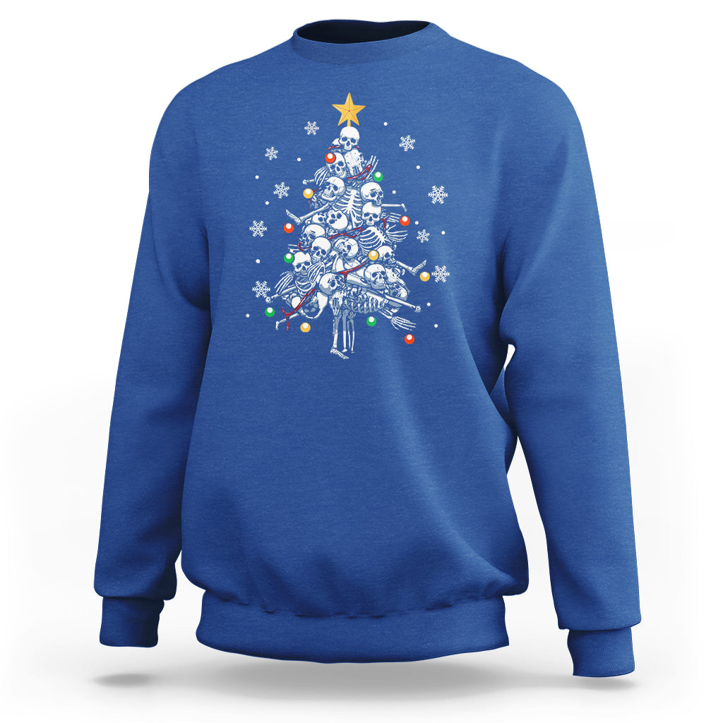 skull-christmas-tree-cool-christmas-skeleton-sweatshirt