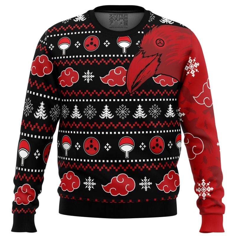Akatsuki Itachi Symbolic Crows  Christmas Sweater