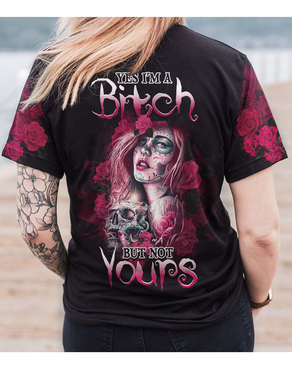 Yes I'm A B But Not Yours All Over Print T-Shirt